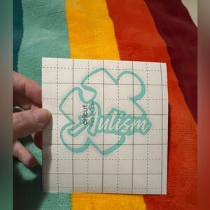 Autism Vinyl Decal 🧩 Free With Purchase 🧩